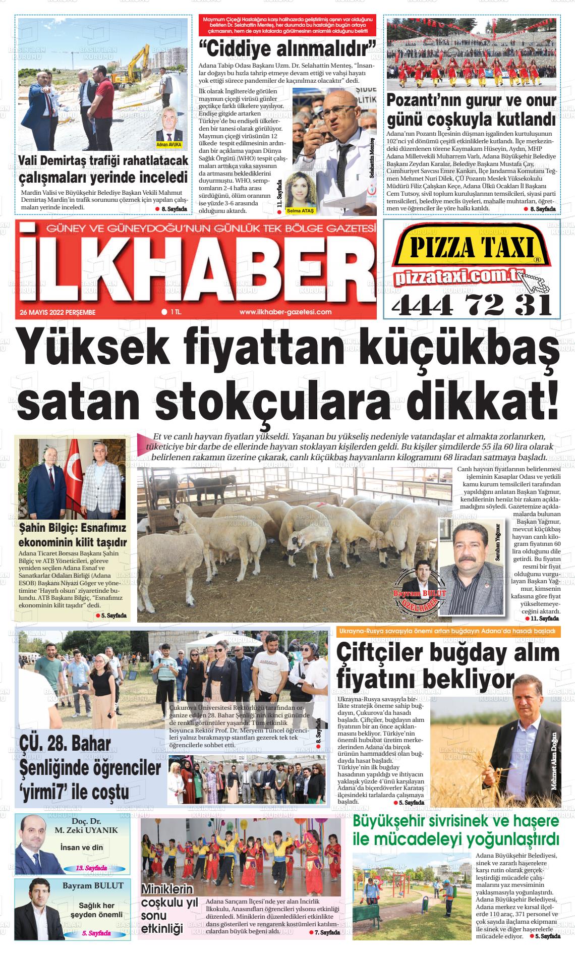 İlk Haber Gazete Manşeti