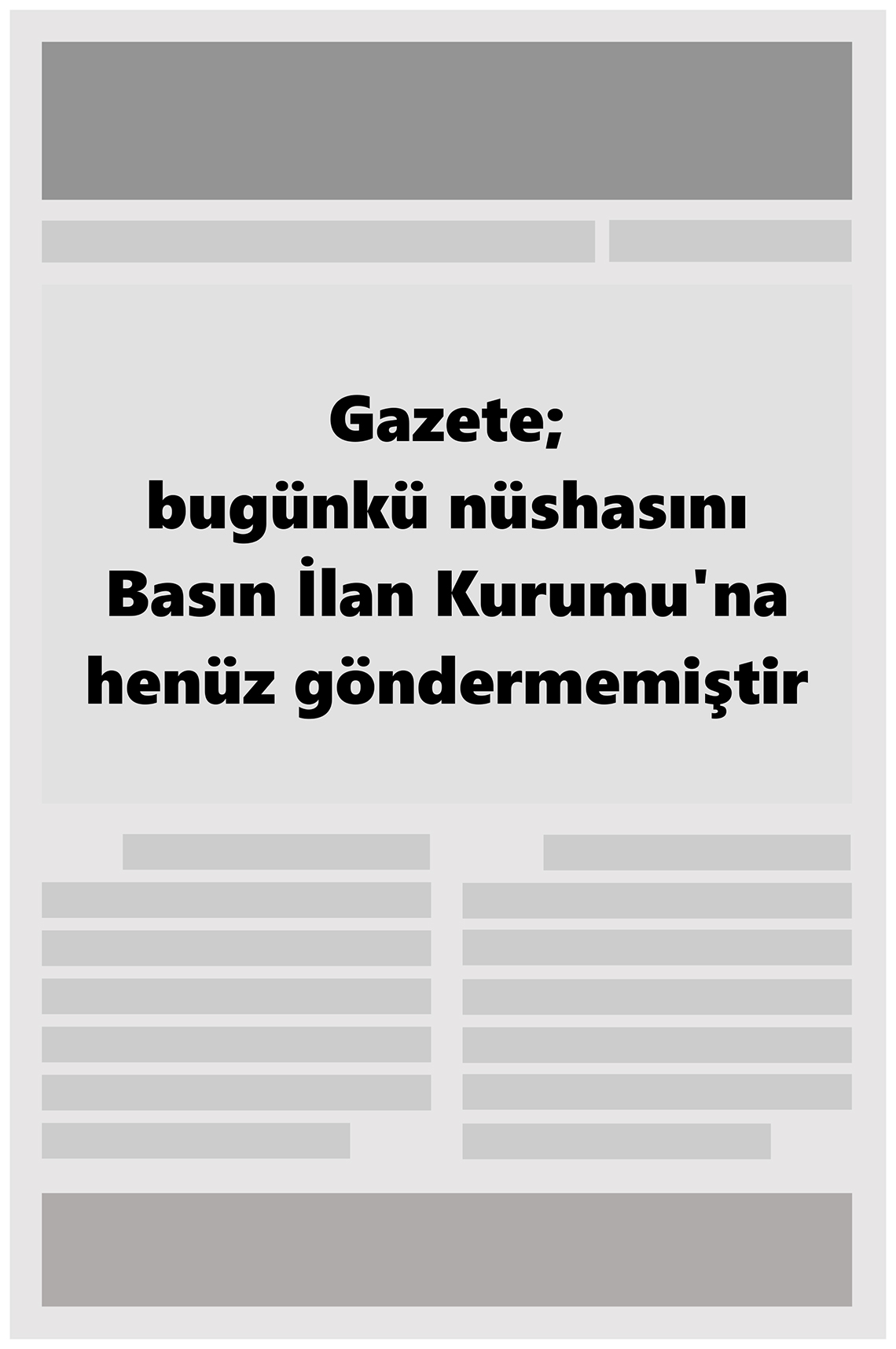 Karatekin Gazete Manşeti
