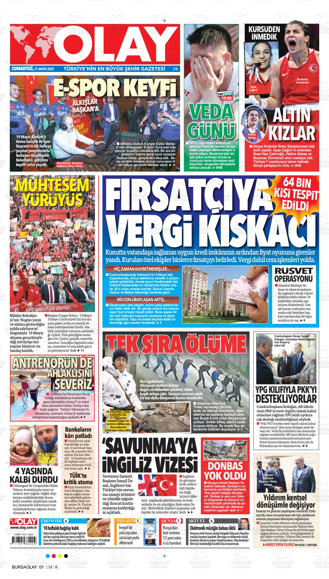 Olay Gazete Manşeti