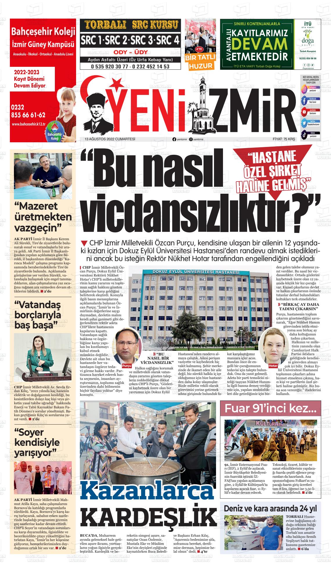 Büyük Torbalı Gazete Manşeti