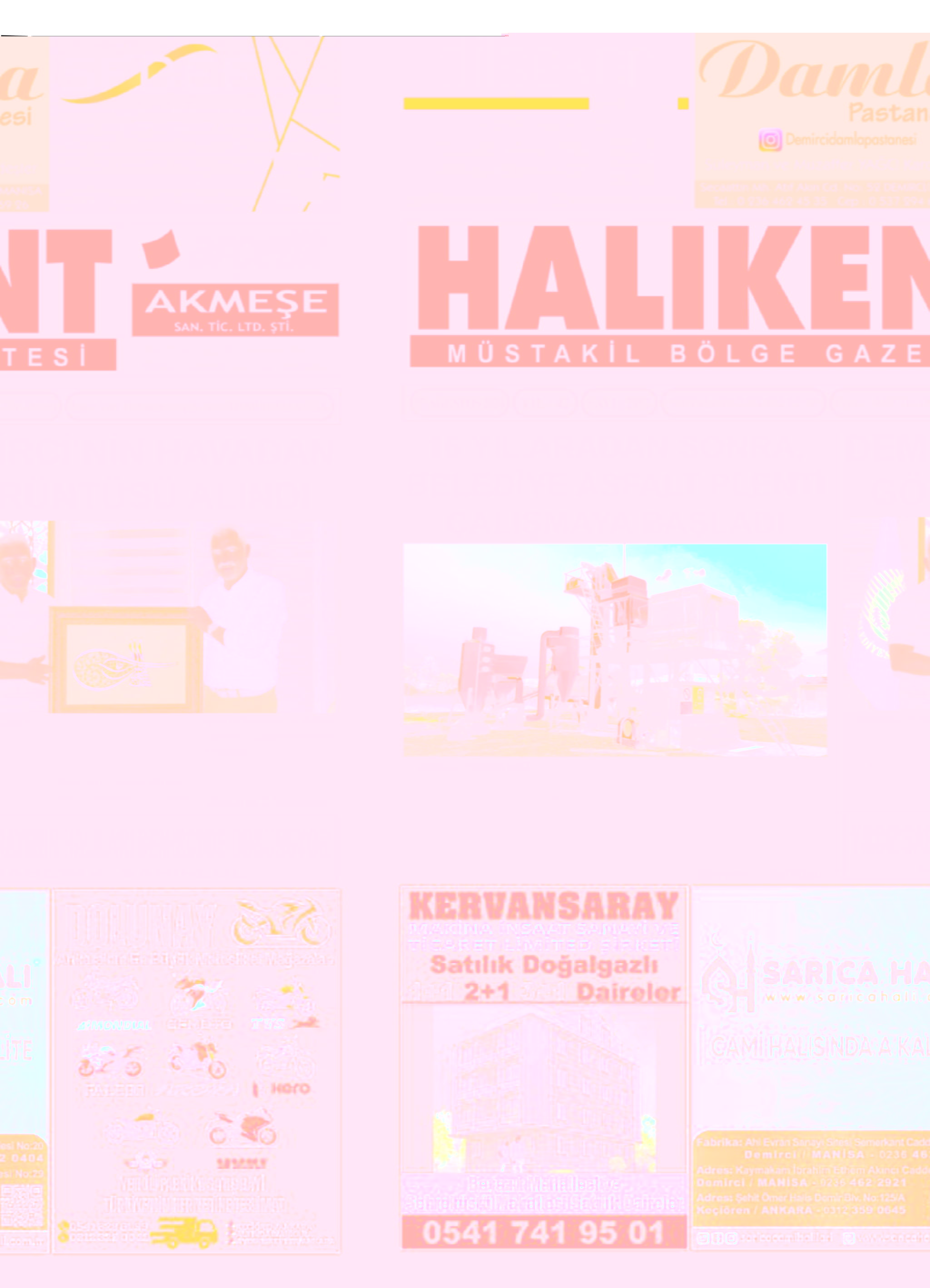 08 Ağustos 2024 Halikent Gazete Manşeti
