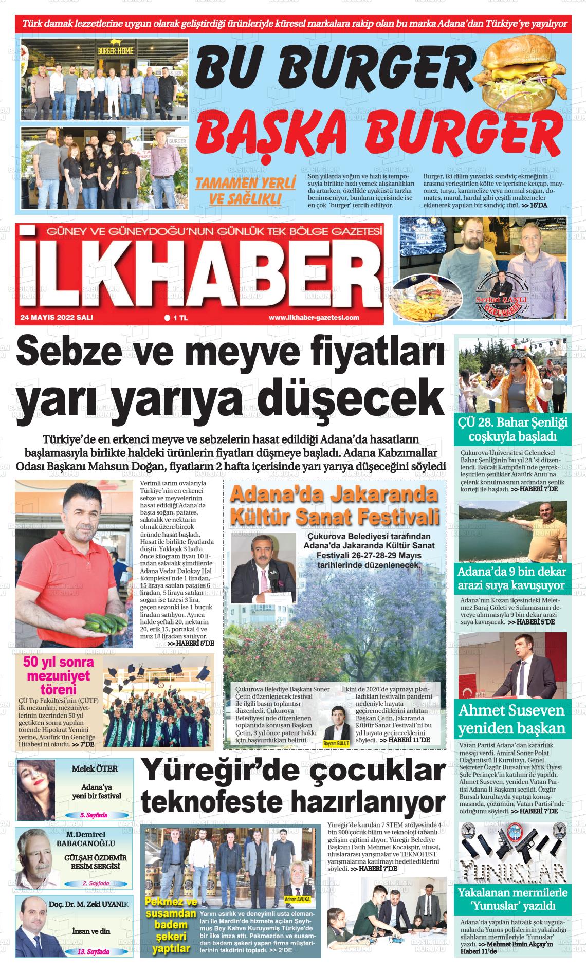 24 Mayıs 2022 İlk Haber Gazete Manşeti