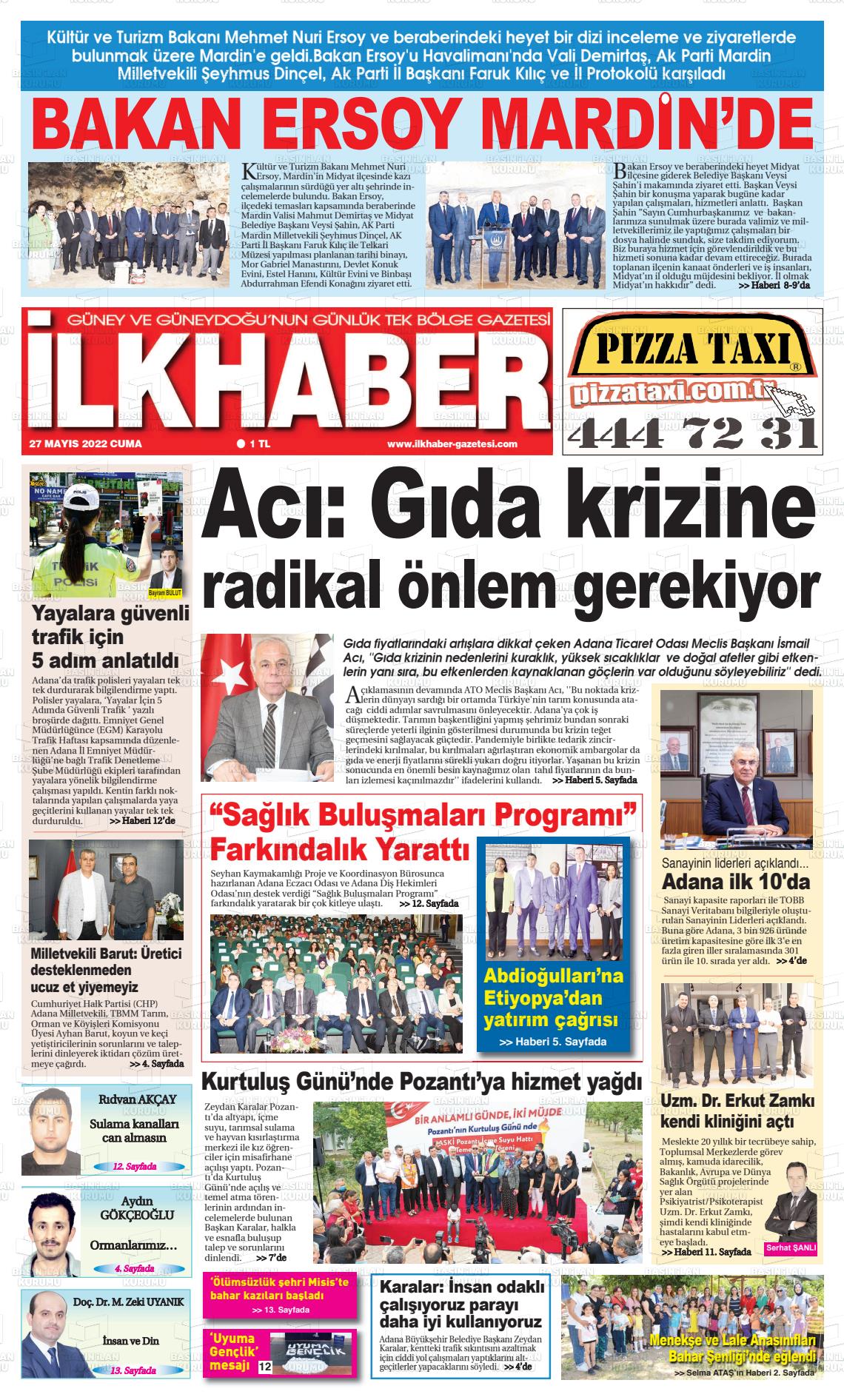 27 Mayıs 2022 İlk Haber Gazete Manşeti
